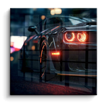Inferno Muscle Car PVC Gloss Art
