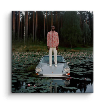 Porsche Inspired Forest Mirage Canvas Art