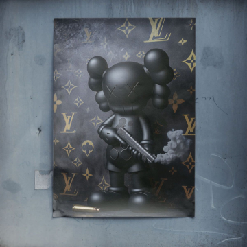Urbaner Rebell inspiriert von Mickey Mouse - Poster