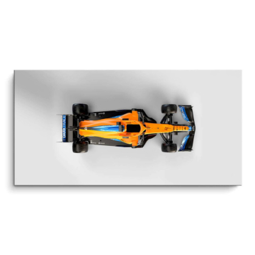 McLaren Formuła 1 z góry - obraz na matowym PVC