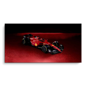 Ferrari Formuła 1 na czerwonym torze - obraz na matowym PVC