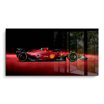 Ferrari Fórmula 1 perfil lateral - cuadro PVC brillante