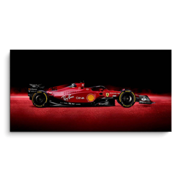 Ferrari Formuła 1 z profilu - obraz na matowym PVC