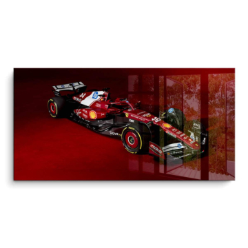 Coche de carreras Ferrari Fórmula 1 - cuadro PVC brillante