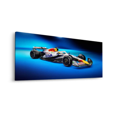 Voiture de course Visa Cash App RB Formula 1 - tableau Dibond mat