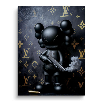 Urbaner Rebell inspiriert von Mickey Mouse - Leinwandbild