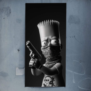 Rebell inspiriert von Bart Simpson - Poster