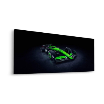 Kick Sauber Formula 1 en angle avant - tableau Dibond mat