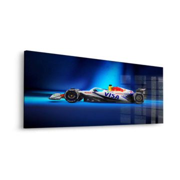 Visa Cash App RB Formel-1 Seitenansich - Acrylglasbild