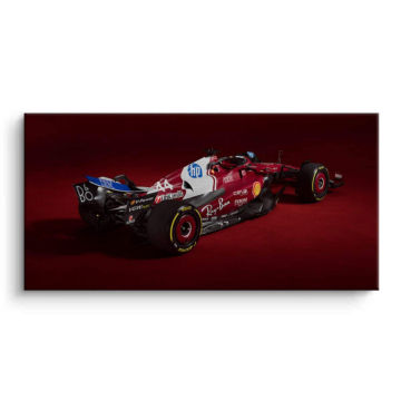 Ferrari Formula 1 Red Floor Canvas Art