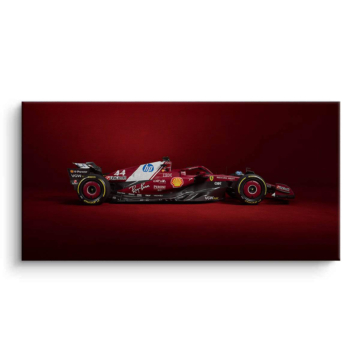 Ferrari Formula 1 Side Spotlight Canvas Art
