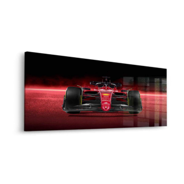 Ferrari Formel 1 im Frontscheinwerferlicht - Acrylglasbild