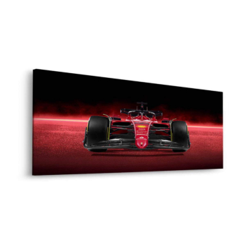 Ferrari Formel 1 im Frontscheinwerferlicht - Dibond-Bild matt