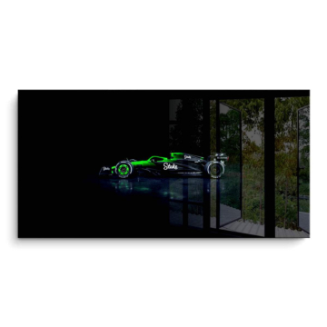 Kick Sauber Fórmula 1 piloto nocturno - cuadro PVC brillante