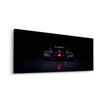 Formel-1 Heck Licht - Dibond-Bild matt