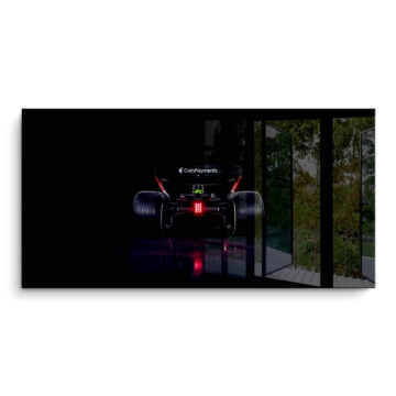 Luz trasera de Fórmula 1 - cuadro PVC brillante