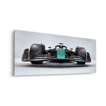 Aston Martin Formel 1 Frontansicht - Dibond-Bild matt