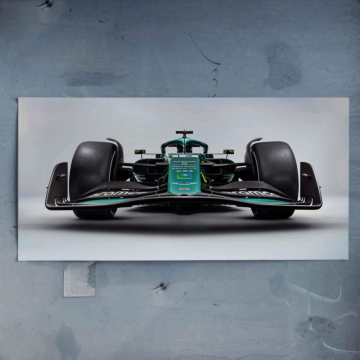 Aston Martin Formel 1 Frontansicht - Poster