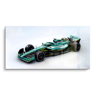 Aston Martin Fórmula 1 de estudio - cuadro PVC brillante