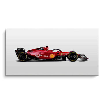 Ferrari Formuły 1 z boku w studiu - obraz na matowym PVC