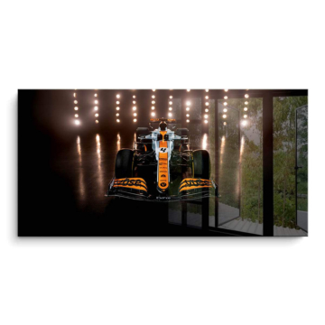 McLaren Fórmula 1 con muro de luz - cuadro PVC brillante