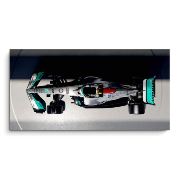 Alpine Fórmula 1 vista cenital - cuadro PVC mate