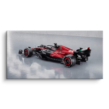 Alfa Romeo Formula 1 Smoke Canvas Art