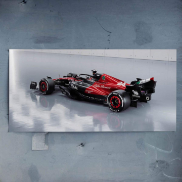Alfa Romeo Formula 1 Smoke Poster Art