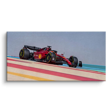 Ferrari Formula 1 Track Stripe Canvas Art