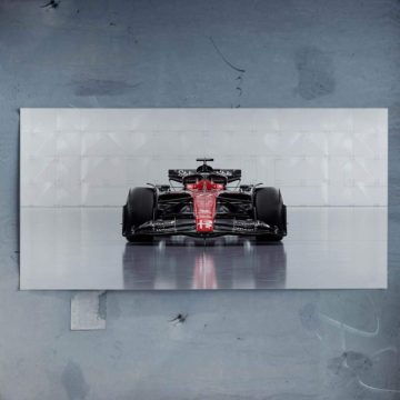 Alfa Romeo Formuły 1 od frontu - plakat