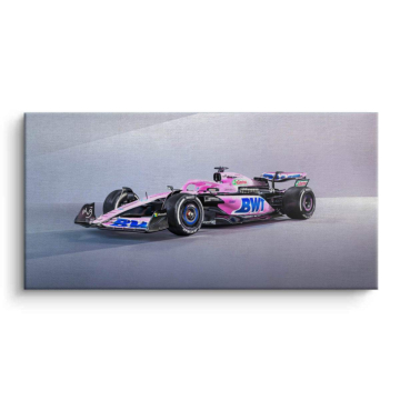 Alpine BWT Pink Formula 1 Canvas Art