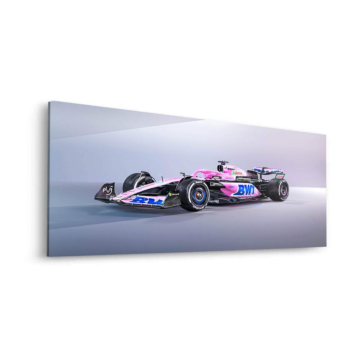 Alpine BWT rose Formula 1 - tableau Dibond mat
