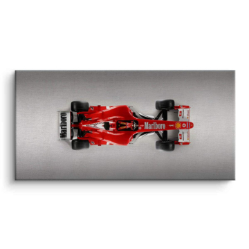 Ferrari Formula 1 Top View Canvas Art