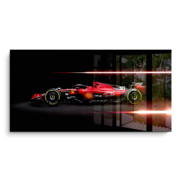 F1-Speed inspiriert von Ferrari - PVC-Bild glänzend