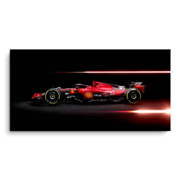 F1 prędkość inspirowany Ferrari - obraz na matowym PVC