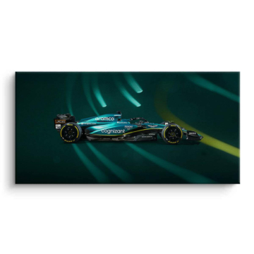 Aston Martin Formula 1 Track Canvas Art
