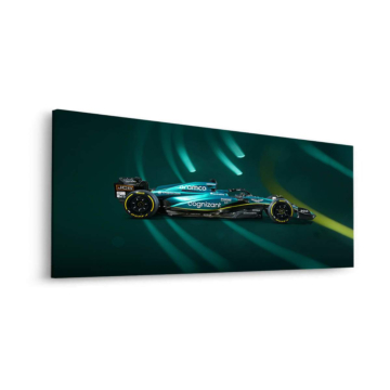 Aston Martin Formula 1 Track Dibond Matt Art
