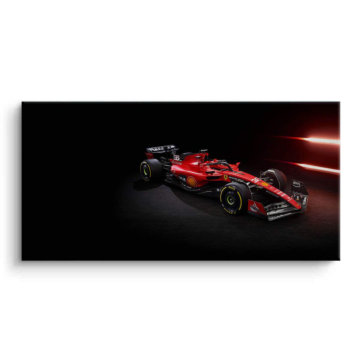 Ferrari Formula 1 Night Spotlight Canvas Art