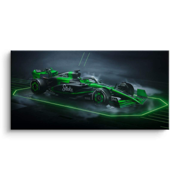 Kick Sauber Formula 1 Lightning Canvas Art