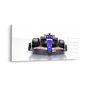 Visa Cash App RB Formel 1 in Frontansicht - Acrylglasbild