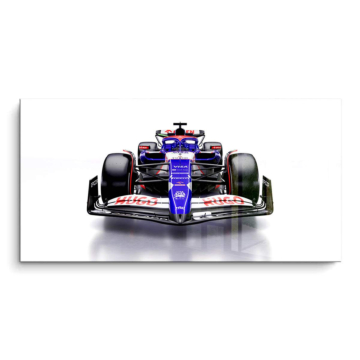 Visa Cash App RB Formel 1 in Frontansicht - PVC-Bild glänzend