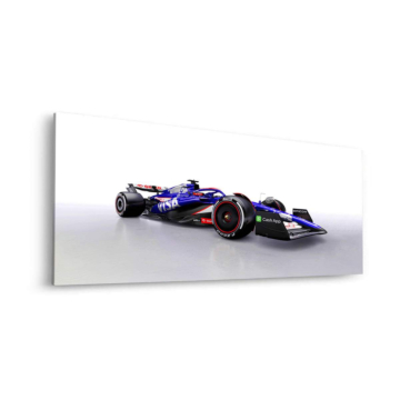 Voiture de course Visa Cash App RB Formula 1 - tableau Dibond mat