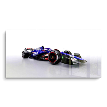 Visa Cash App RB Formel-1-Rennwagen - PVC-Bild glänzend