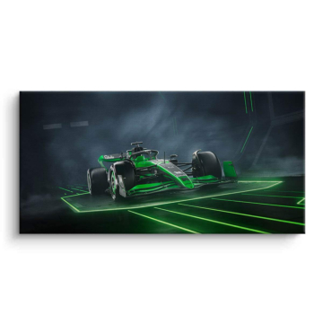 Kick Sauber Formula 1 Laser Track Canvas Art