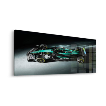 Aston Martin Formel 1 Heckansicht - Acrylglasbild