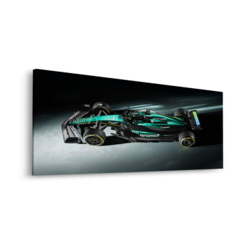 Aston Martin Formula 1 vue arrière - tableau Dibond mat