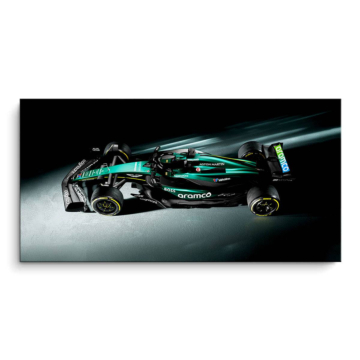 Tył bolidu Aston Martin Formuły 1 - obraz na matowym PVC
