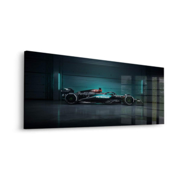 Mercedes Formula 1 Garage Acrylic Glass Art