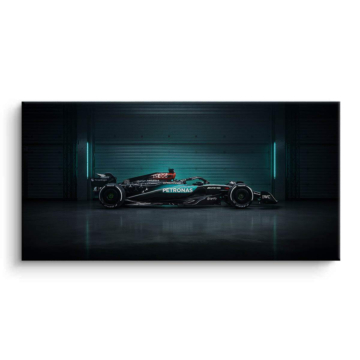 Mercedes Formula 1 Garage Canvas Art