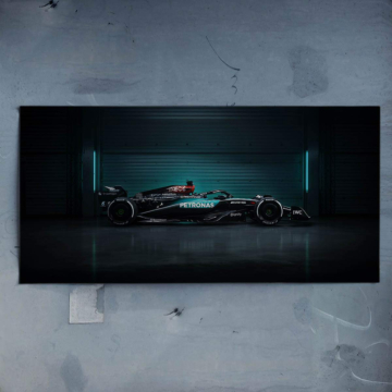 Mercedes Formula 1 Garage Poster Art